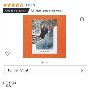 Justin Timberlake “Man of the Woods” vinyl NEW